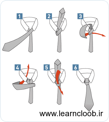 windsorknot آموزش بستن کراوات